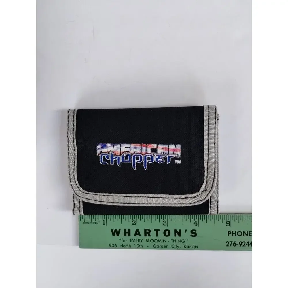 American Choppers Orange County Vintage Hook & Loop Mens Wallet 2005 RARE FIND